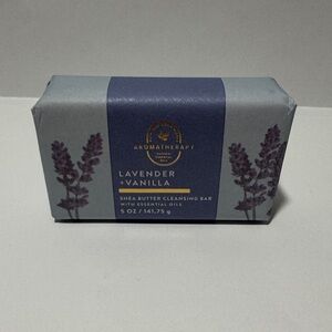 Bath & Body Works Aromatherapy Lavender Vanilla Shea Butter Cleansing Bar – 5 oz